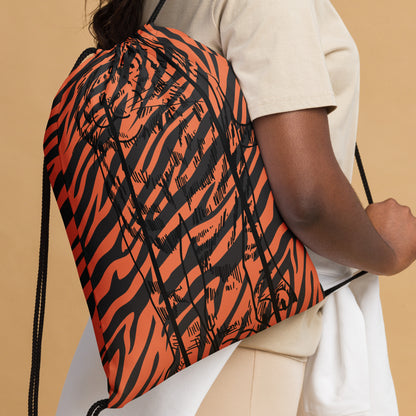 Tiger Drawstring bag