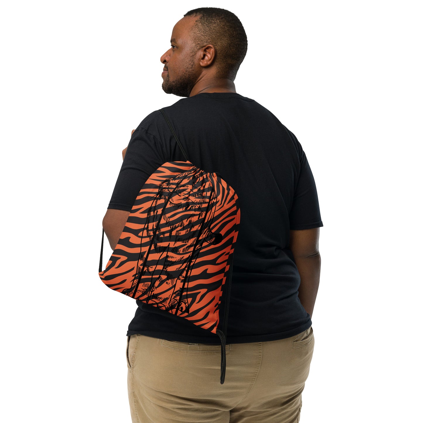 Tiger Drawstring bag