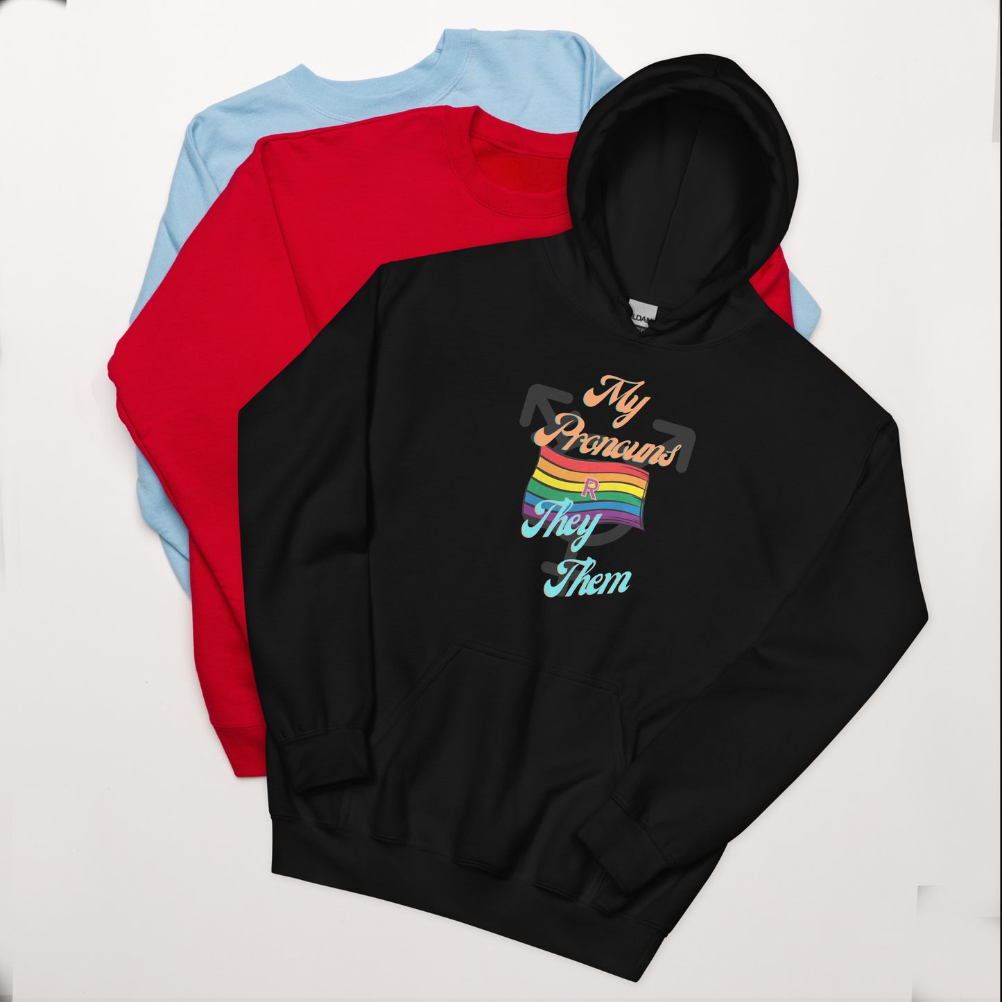 They/Them Fashion Hoodie