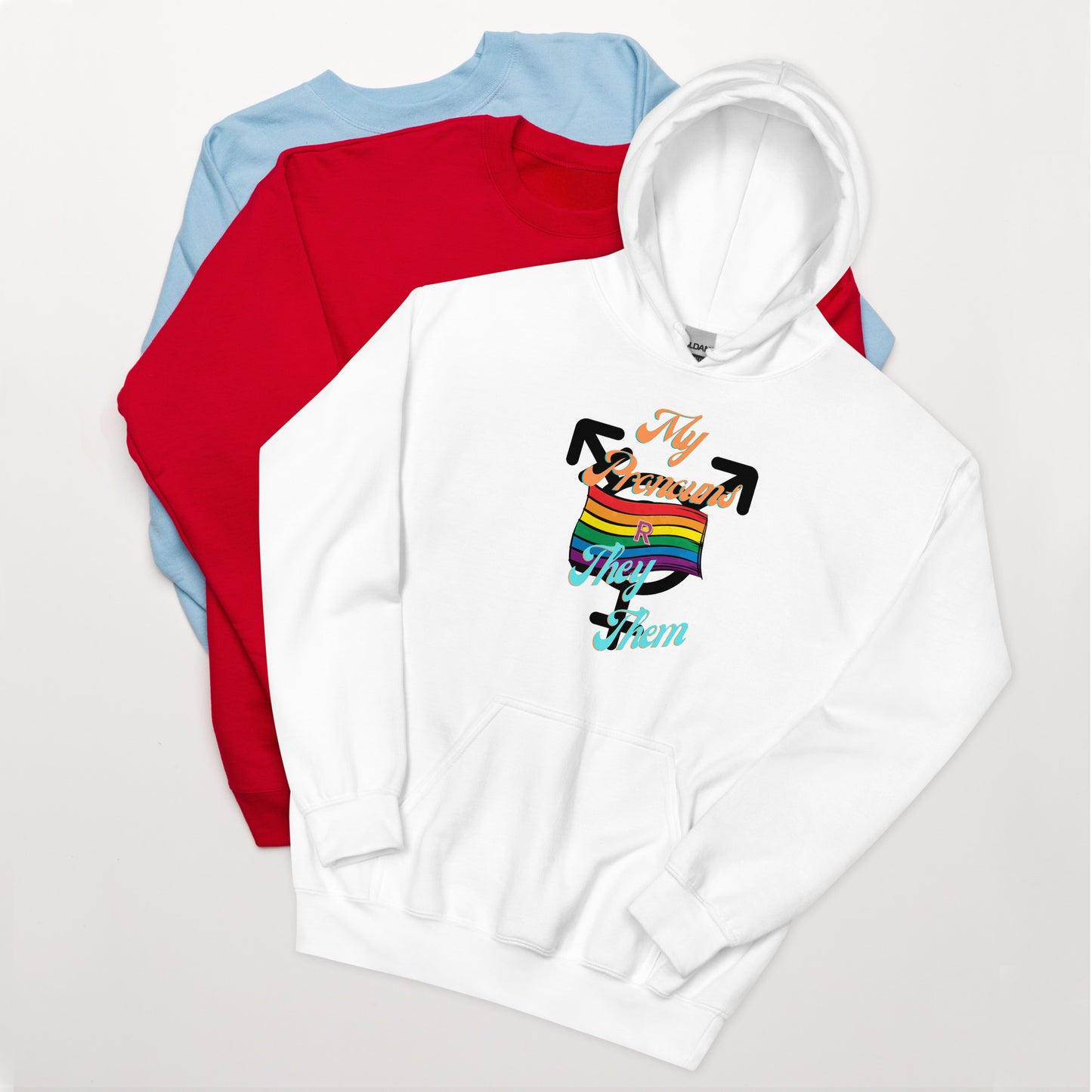 They/Them Fashion Hoodie